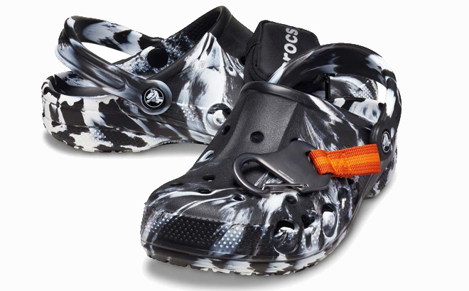 Crocs Exclusive Mens Baya Marbled Clogs