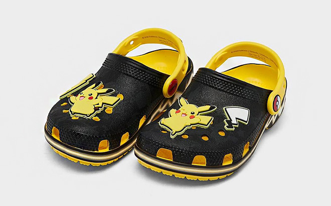 Crocs x Pokemon Pikachu Classic Kids Clogs