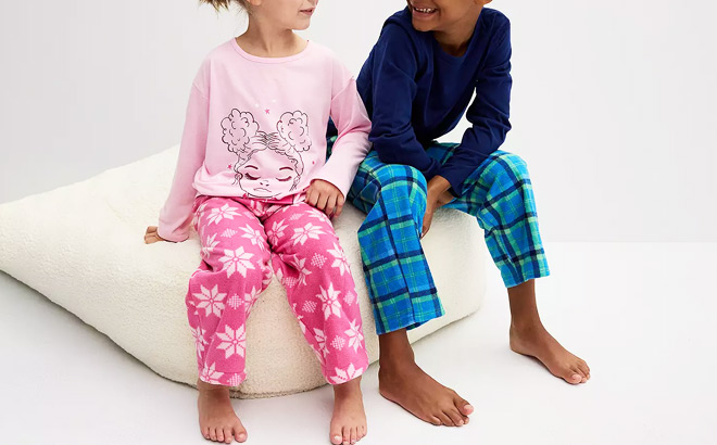 Cuddl Duds 2 Piece Pajama Set