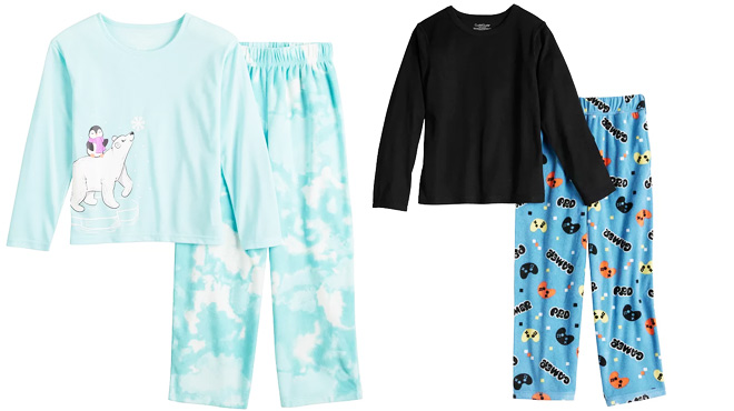 Cuddl Duds 2 Piece Pajama Sets