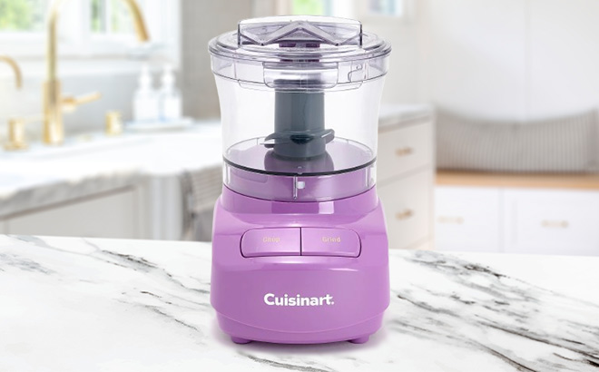 Cuisinart 3 Cup Mini Prep Plus Food Chopper on the Kitchen Table