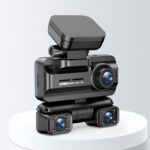 Dash Cam 4 Channel 360 Front Rear Inside Dash Cam