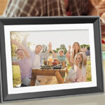 Digital Photo Frame on the Table