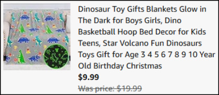 Dinosaur Glow in The Dark Blanket Checkout