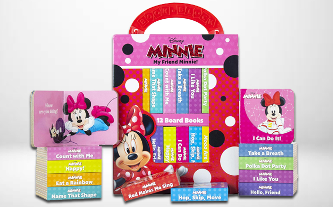 Disney Baby My First Library Minnie Mouse 12 Book Set