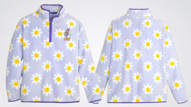 Disney Daisy Duck Zip Fleece Jacket