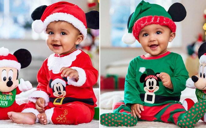 Disney Holiday Baby Outfits