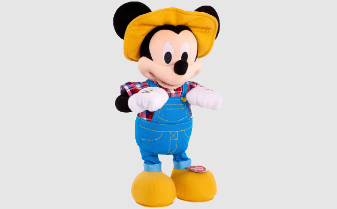 Disney Mickey Mouse E I Oh Singing and Dancing Plush Toy