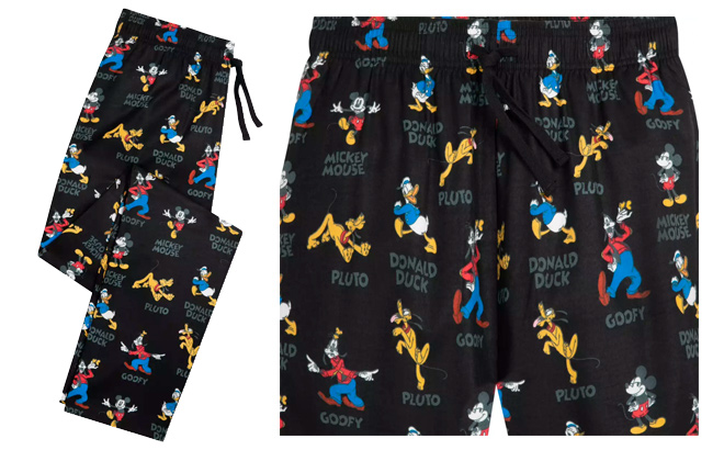 Disney Mickey Mouse and Friends Lounge Pants for Adults