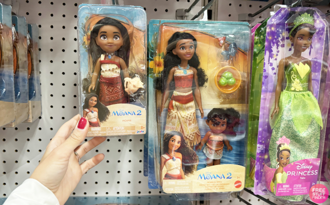 Disney Moana 2 Moana Petite Doll and Moana Simea Sister Set