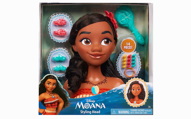 Disney Princess Moana Styling Head