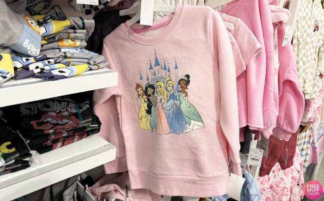 Disney Princess Toddler Girls Fleece Pullover