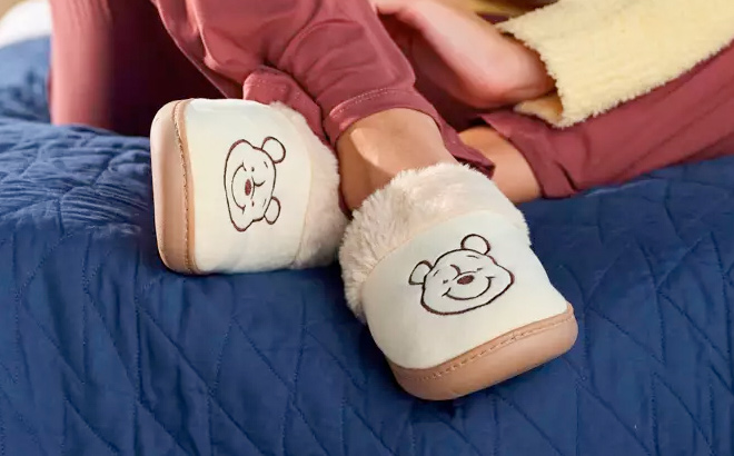 Disney Winnie the Pooh Slippers for Adults