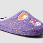 Disneys Hocus Pocus Womens Slippers on a Grey Background