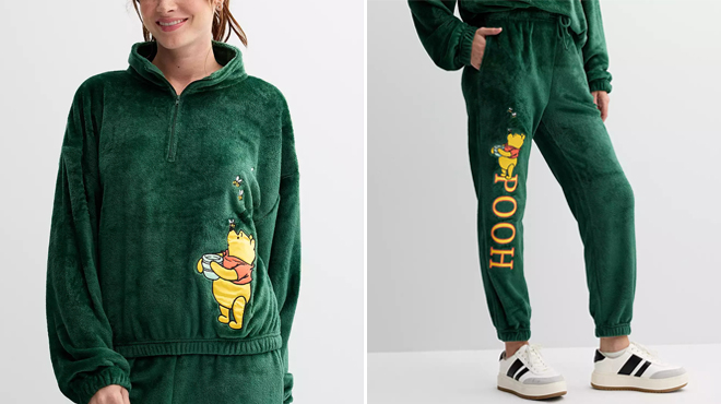 Disneys Winne The Pooh Honey Bees Juniors Pullover and Disneys Winne The Pooh Honey Bees Juniors Joggers