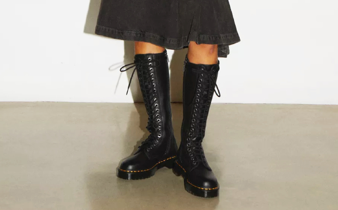 Dr Martens 1B60 Bex Pisa Leather Knee High Boots