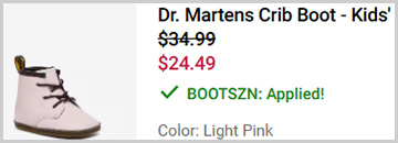 Dr Martens Crib Baby Boots Screenshot