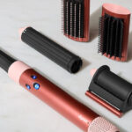 Dyson Airwrap Special Edition for Curly Hair in the Color Strawberry Bronze Blush Pink