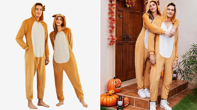 Ekouaer Halloween Fleece Pajama