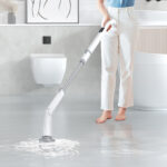 Electric Spin Scrubber Electric Shower Scrubber with Long Handle Adjustable