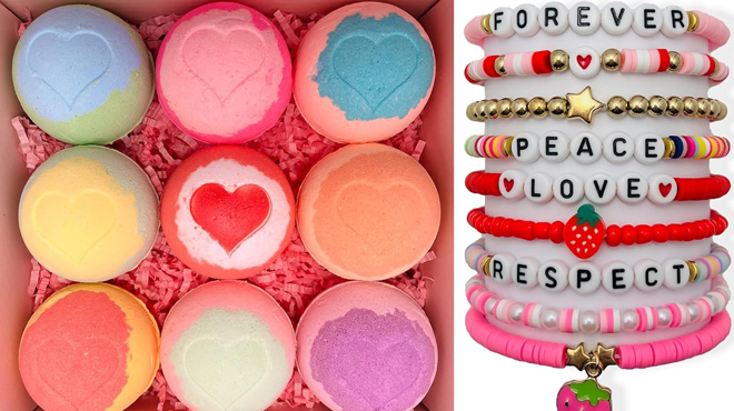 Elfinbay Bath Bombs with Surprise Bracelets