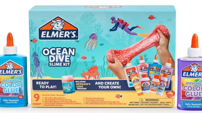 Elmers Ocean Dive Slime Kit 9 ct