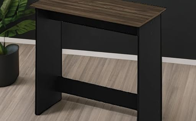 FURINNO Simplistic Study Table in Columbia Walnut