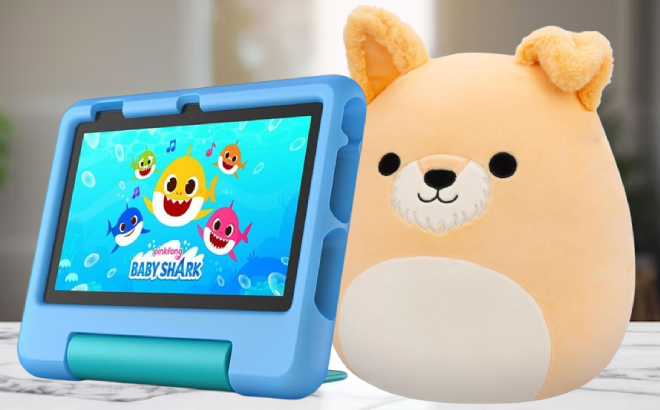 Fire 7 Kids Tablet Squishmallow Bundle