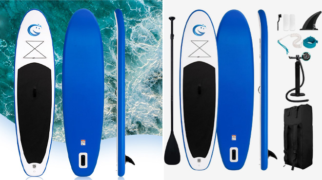 FunWater Inflatable Paddle Board Sapphire Smile Style