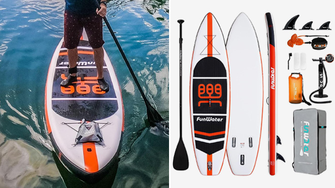 FunWater Inflatable Paddle Board in Classic Cruise Style