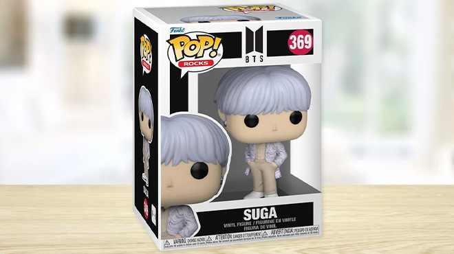 Funko Pop Rocks BTS Suga Figure