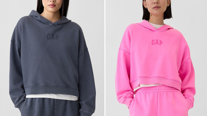 GAP Factory Cropped Hoodie