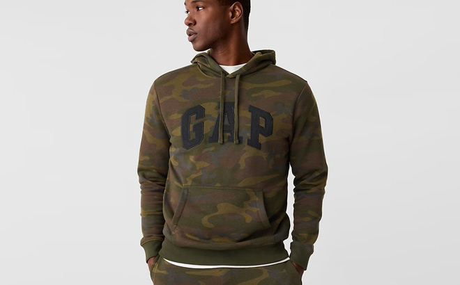 GAP Factory Mens Logo Hoodie