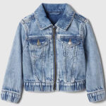 GAP Factory Toddler Denim Bomber Jacket