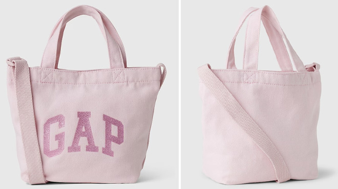 GAP Kids Sparkle Logo Tote Bag