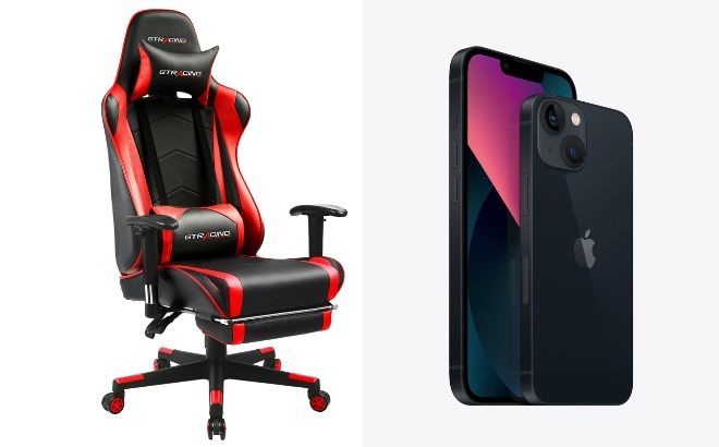 Gaming Chair and iPhone 13