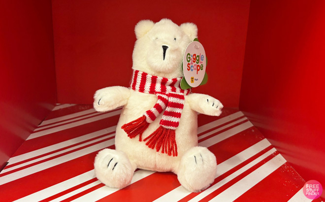 Gigglescape 7 Inch Bullseye Bear with Scarf