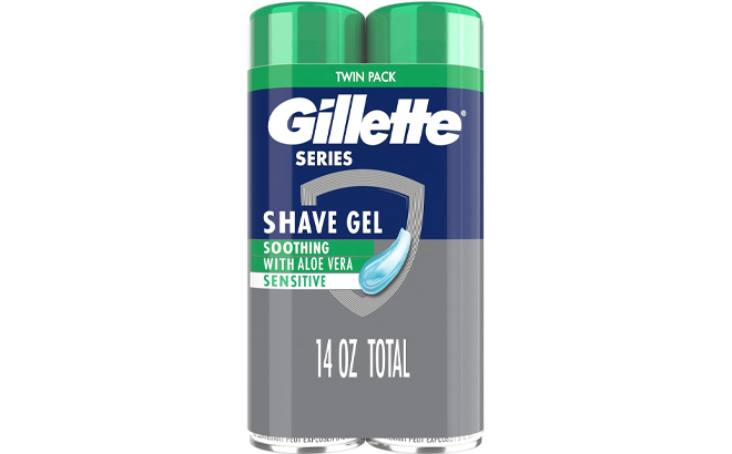 Gillette Series 3X Action Shave Gel 2 Pack