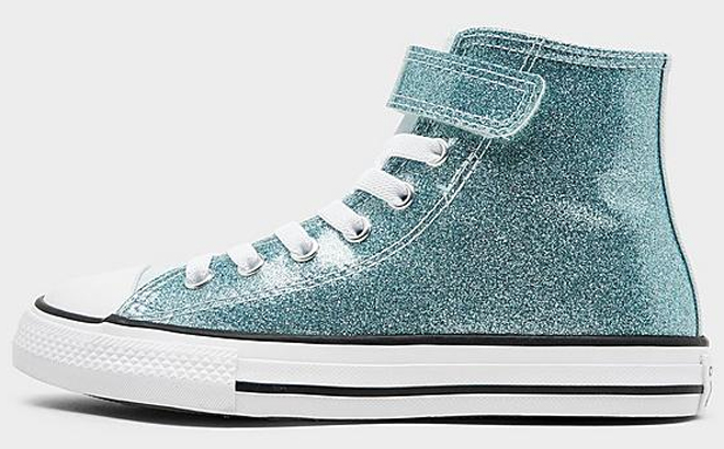 Girls Little Kids Converse Chuck Taylor All Star Coated Glitter Easy On Casual Shoes