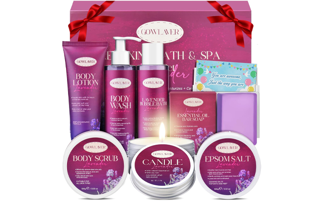 Gowlaver 7 Piece Spa Gift Set