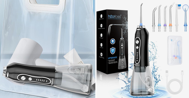 H2ofloss Portable Dental Water Flosser