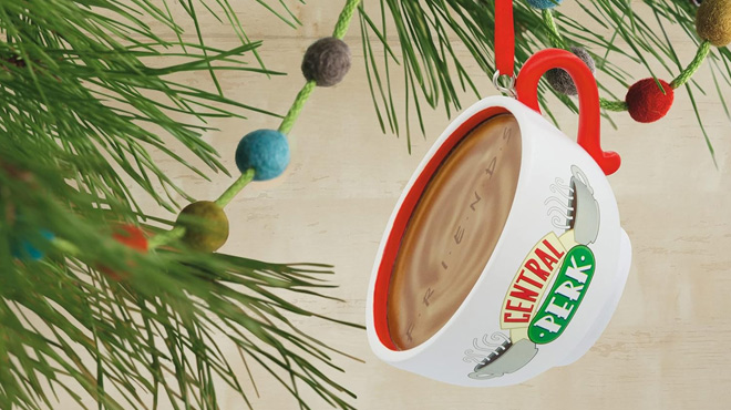 Hallmark Friends Central Perk Cafe Coffee Mug Resin Christmas Ornament