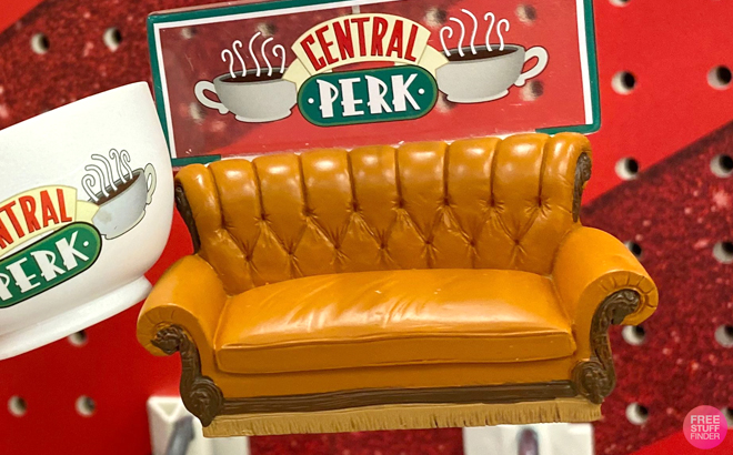 Hallmark Friends Central Perk Cafe Couch Christmas Ornament