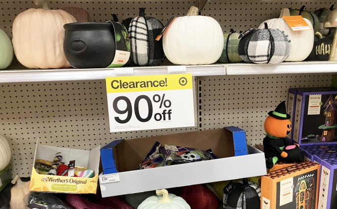 Halloween Pumpkin Decor on Clearance