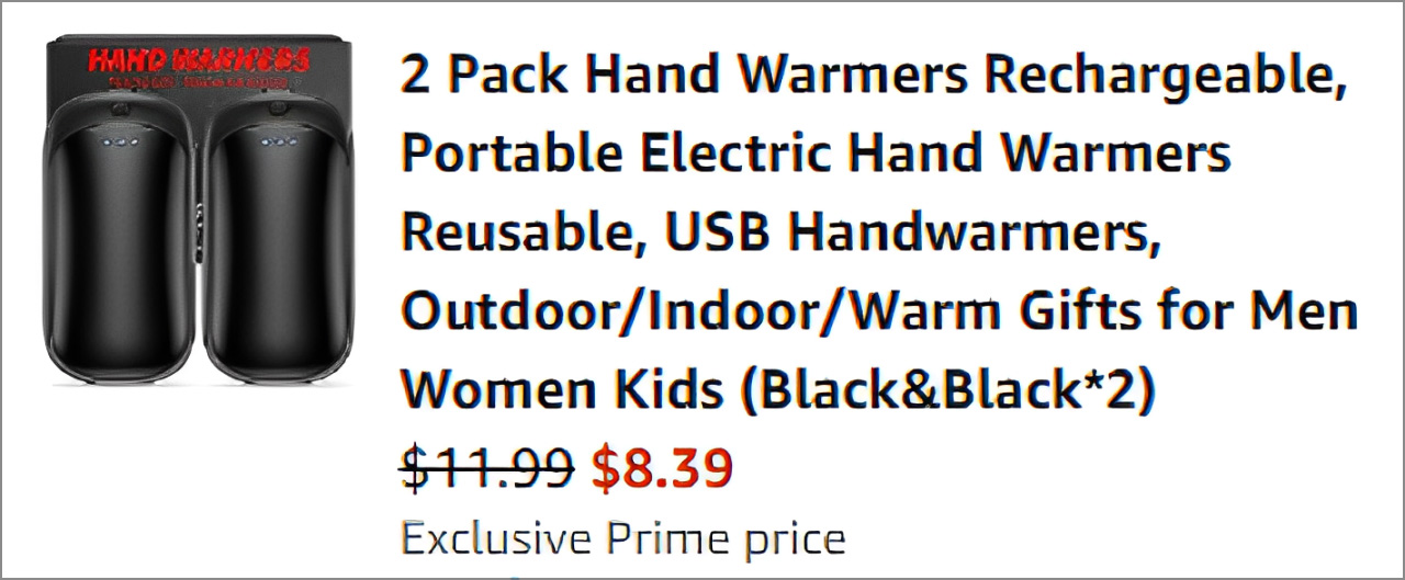 Hand Warmers at Checkout