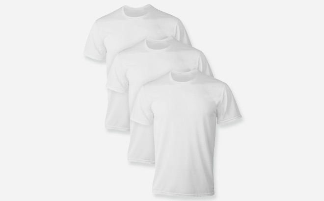 Hanes X Temp Mens All Day Breathable Mesh Crewneck Undershirt 3 Pack