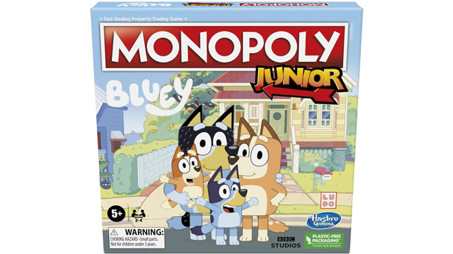 Hasbro Monopoly Junior Bluey Edition Board Game