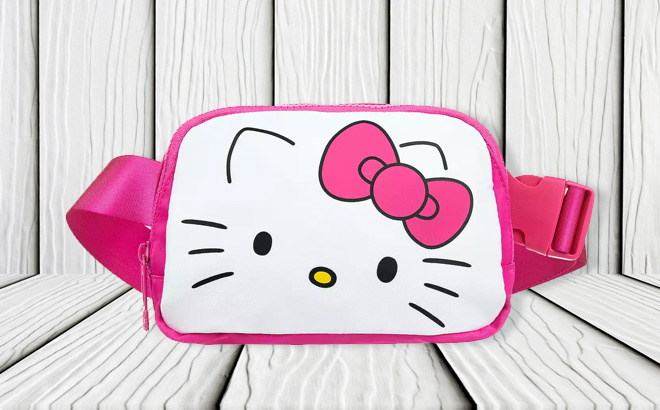 Hello Kitty Belt Bag on the Table