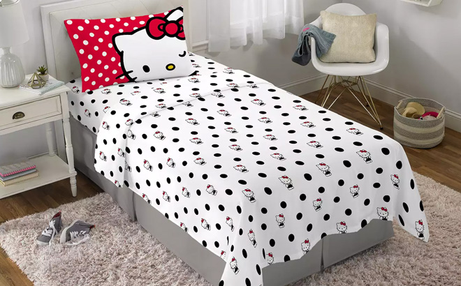 Hello Kitty Sheet 3 Piece Set