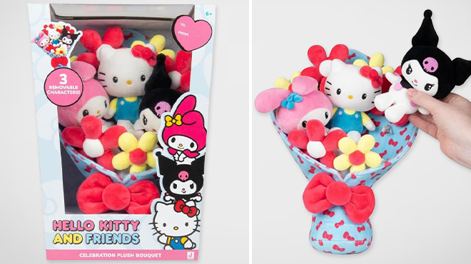 Hello Kitty and Friends 12 Inch Plush Bouquet